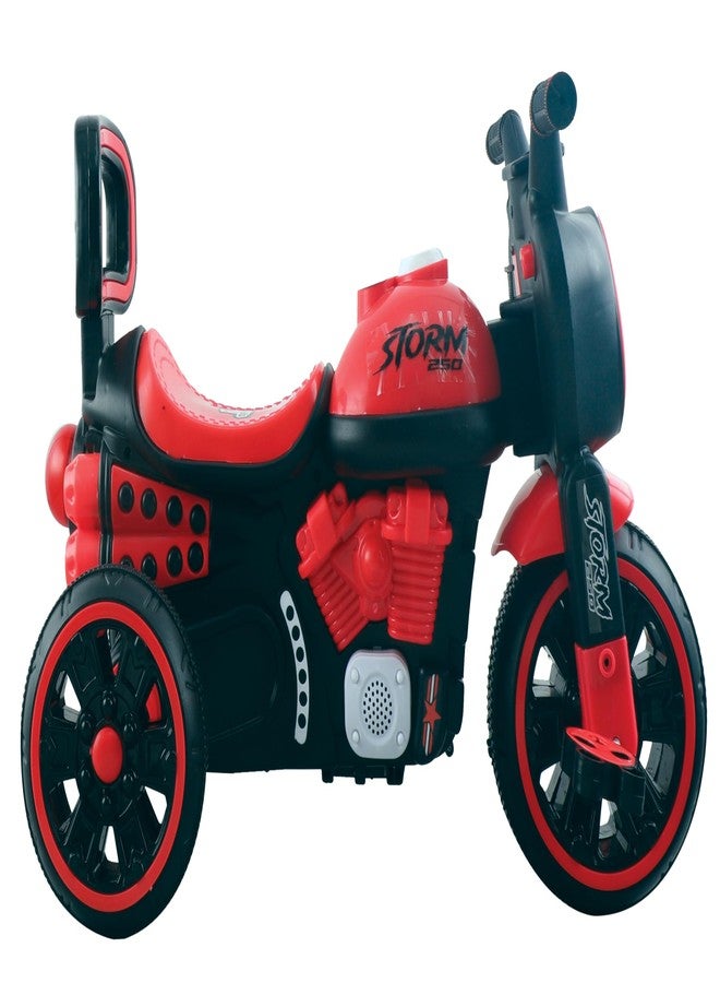 Joyride Storm 250 Bike Pedal Tricycles for Kids 1 to 4 Years| Kids Cycle with Musical Horn, LED Lights,Durbale EVA Wheels| Fun Outdoor Cycle for Kids for 2 Years | 4 Colors (red) - Image 3